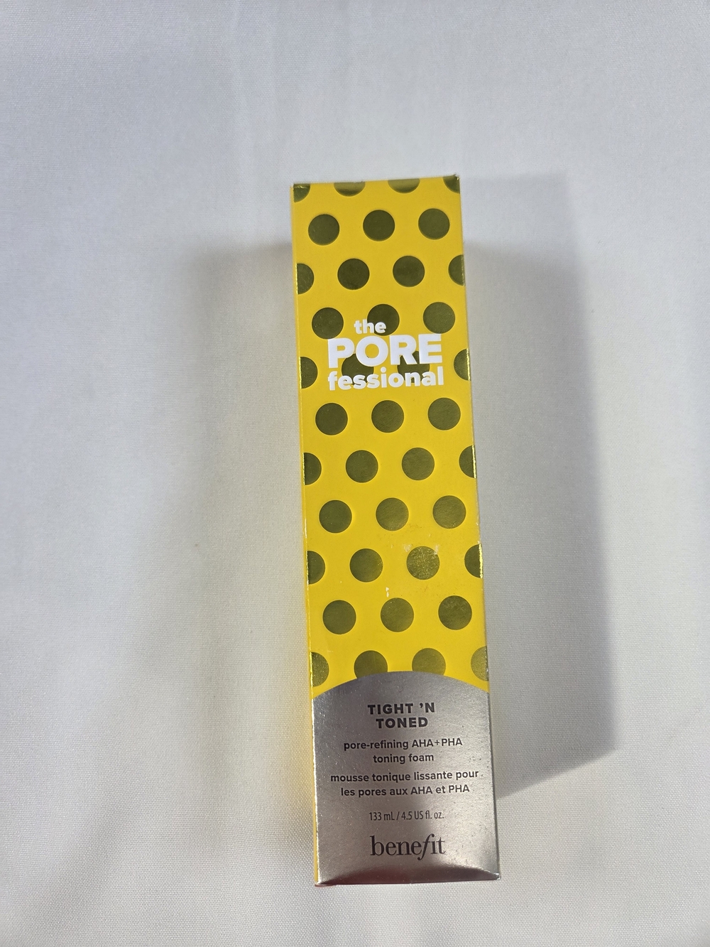 Benefit POREfessional Tight N Toned AHA PHA Pore Refining Toning Foam 4.5oz